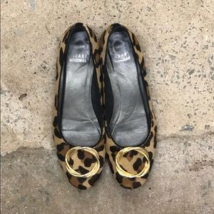 Stuart Weitzman Leopard print wedge